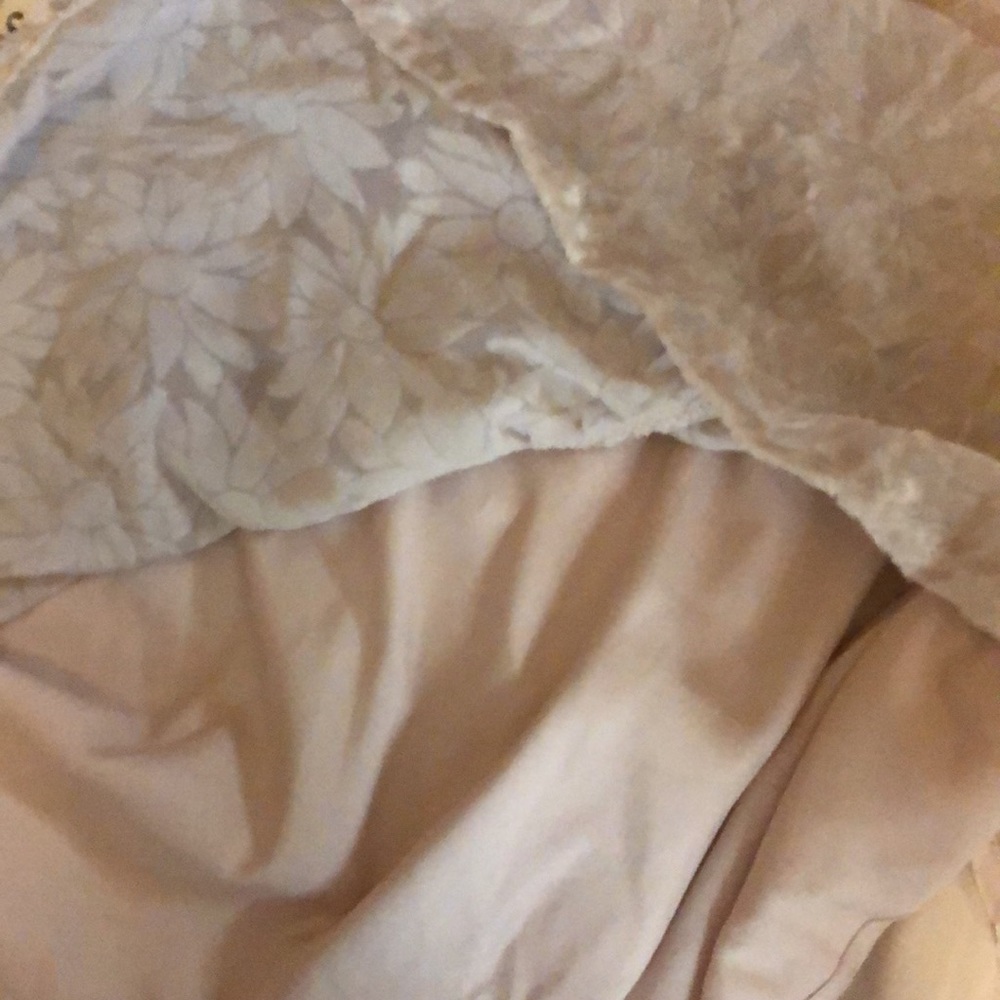 NWT Salt Velvet Burnout Dress Ivory XXL - Picture 8 of 14